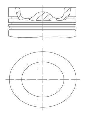 MAHLE 011PI00109002 PISTON OPEL ANTARA CAPTIVA CRUZE