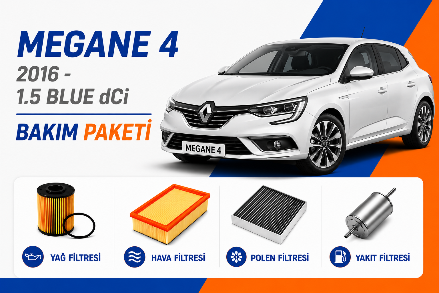 Renault Megane 4 1.5 Blue dCi Bakım Paketi (2016-)