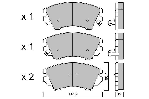 VALEO 1605232 FREN BALATASI ÖN OPEL INSIGNIA A ASTRA J CASCADA ZAFIRA C