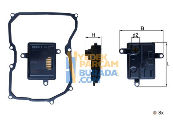 MAHLE 09G325429E SANZUMAN YAG FILTRESI VW GOLF7-A3-LEON-OCTAVIA