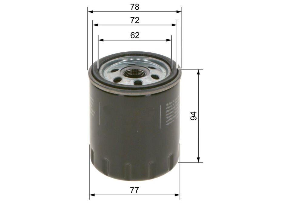 BSG 9809532380 YAG FILTRESI PSA BOXER IV/TRAVELLER