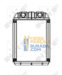 NRF 7L0819031 KALORIFER RADYATÖRÜ VW TOUAREG-AMAROK-Q7-CAYENNE