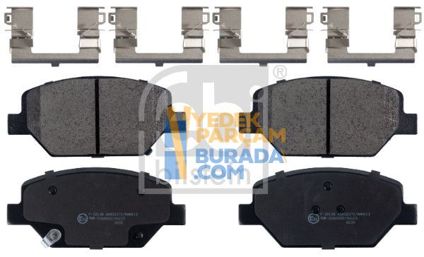FEBI 84120877 FREN BALATASI ÖN OPEL INSIGNIA B