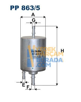 FILTRON 4F0201511D YAKIT FILTRESI VW A4-A6