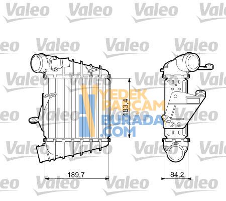 VALEO 6Q0145804A TURBO RADYATÖRÜ VW POLO-CORDOBA-FABIA