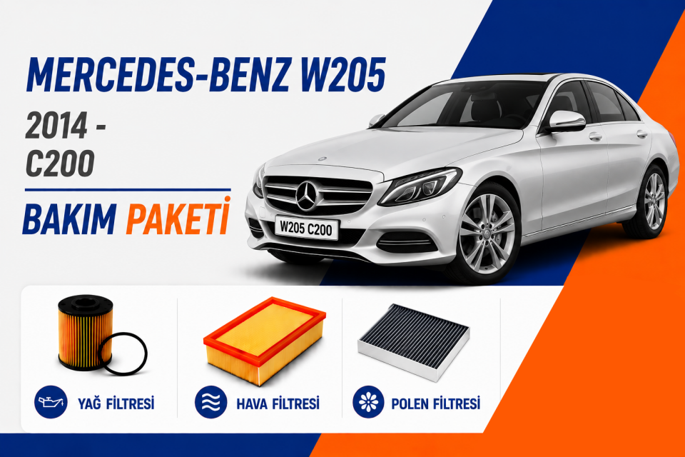 Mercedes-Benz W205 C200 Bakım Paketi (2014-)