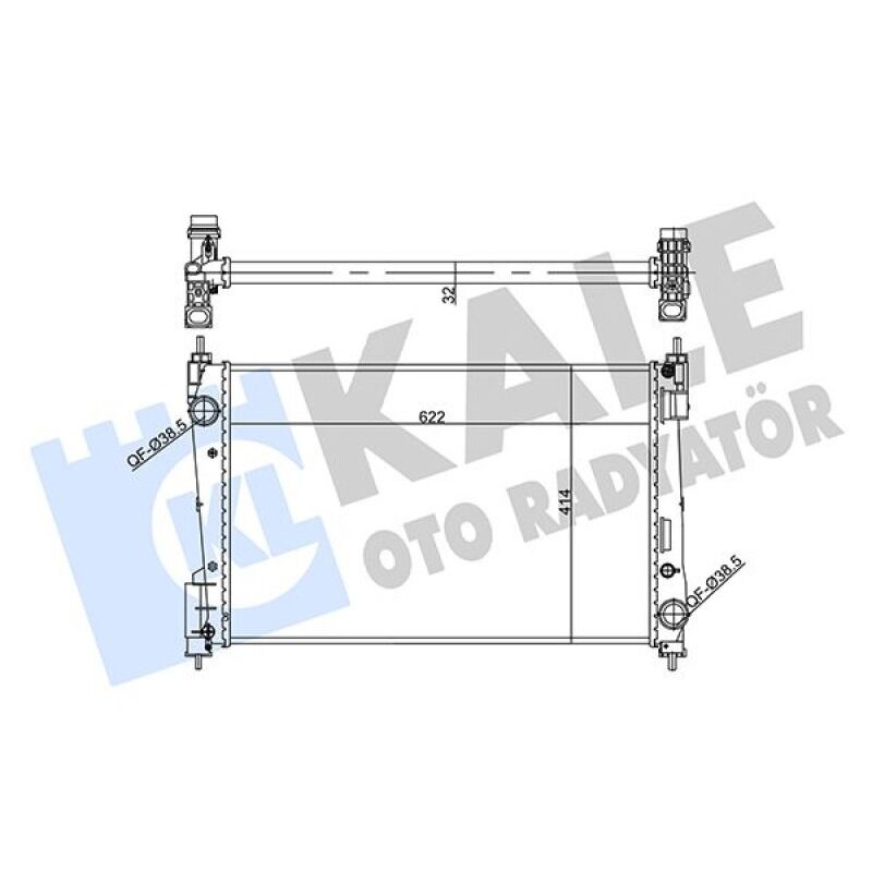 KALE 55704136 SU RADYATÖRÜ FIAT GRANDE PUNTO-CORSA D