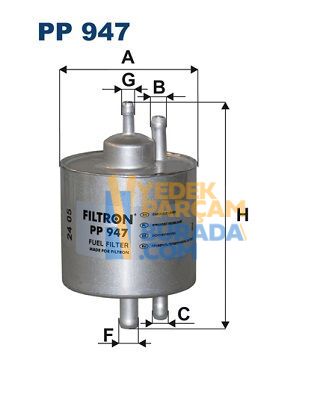 FILTRON A0024773901 YAKIT FILTRESI MERCEDES W168-W414