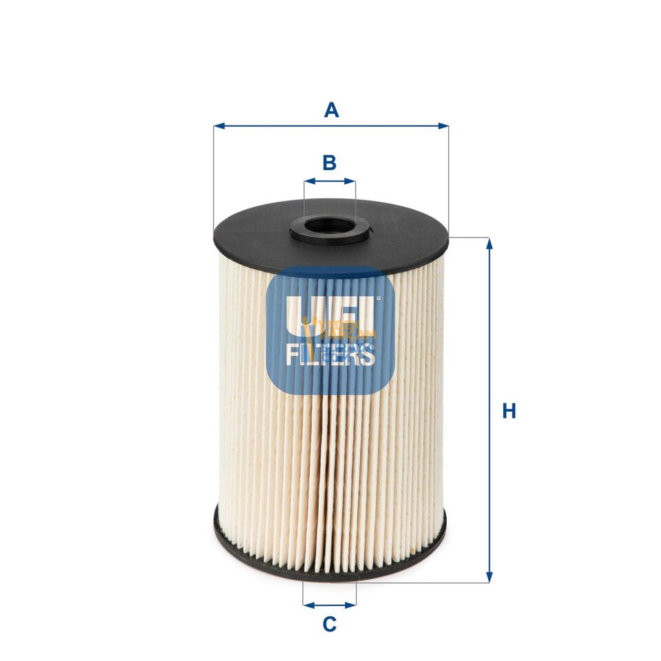UFI 1K0127434B YAKIT FILTRESI VW GOLF5-GOLF6-JETTA-PASSAT-CADDY-A3-LEON