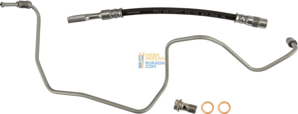 TRW 1J0611763K FREN HORTUMU ARKA SOL VW GOLF4-BORA-A3-TOLEDO-OCTAVIA
