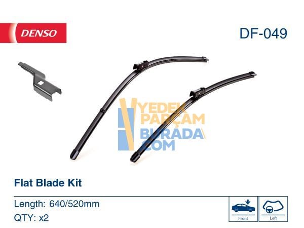 DENSO 4G1998002A SILECEK SÜPÜRGESI ÖN TAKIM VW A6-A7-A8