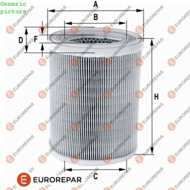 EUROREPAR HAVA FILTRESI PSA