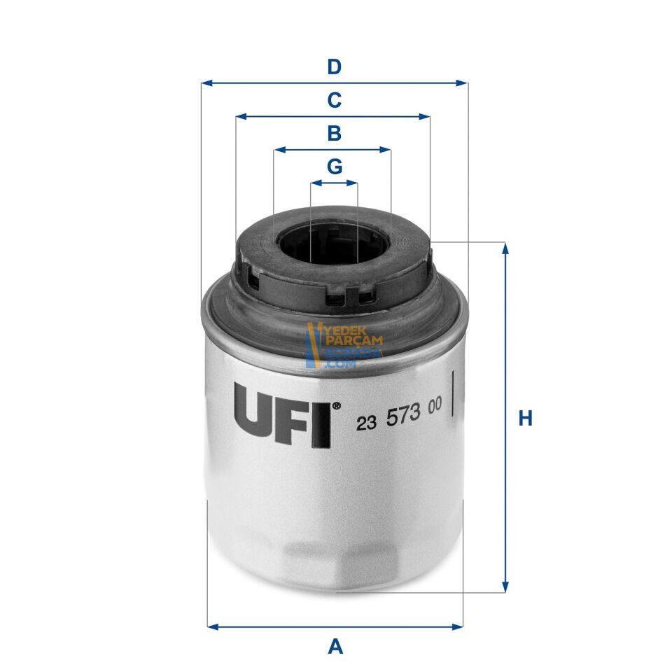 UFI 03C115561D YAG FILTRESI VW GOLF6-JETTA-TIGUAN-A3-POLO / CAXA-CBZA-CBZB-CNVA-CTHG-CZCA-CAVA 1,2 TSİ-1,4 TSİ