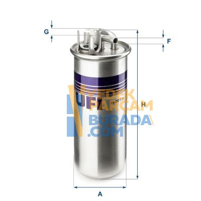 UFI 4F0127435 YAKIT FILTRESI VW A6