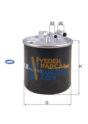MAHLE A6420920201 YAKIT FILTRESI MERCEDES W204-211-164-SPRINTER-