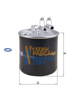 MAHLE A6420920201 YAKIT FILTRESI MERCEDES W204-211-164-SPRINTER-