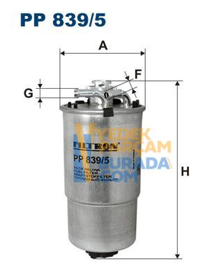 FILTRON 6Q0127401B YAKIT FILTRESI VW POLO-CORDOBA-FABIA