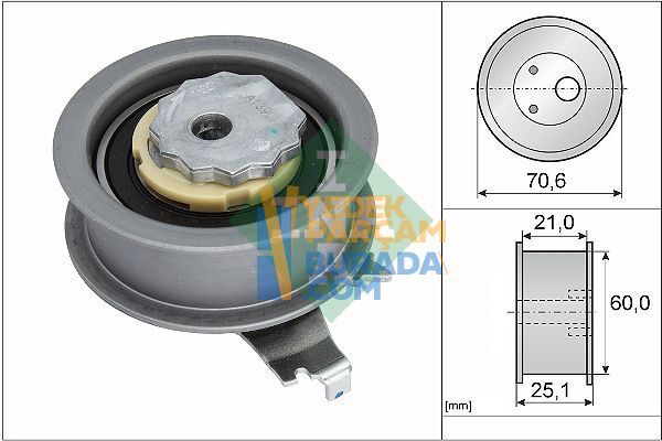 INA 05E109479B EKSANTRIK GERGI RULMANI VW GOLF7-GOLF8-T-ROC-TIGUAN-A3-LEON