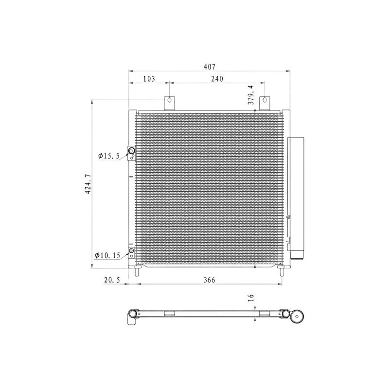 EUROREPAR 7812A229/ RADYATOR PSA