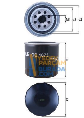 MAHLE 2630035505 YAG FILTRESI KORE IONIQ/ACCENT ERA/ACCENT BLUE/I30/EXCEL/ELANTRA/GETZ/SONATA/CEED/CERATO/SPORTAGE/ BENZIN