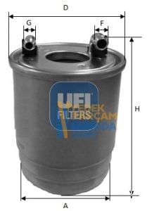 UFI A6420920401 YAKIT FILTRESI MERCEDES W906-SPRINTER