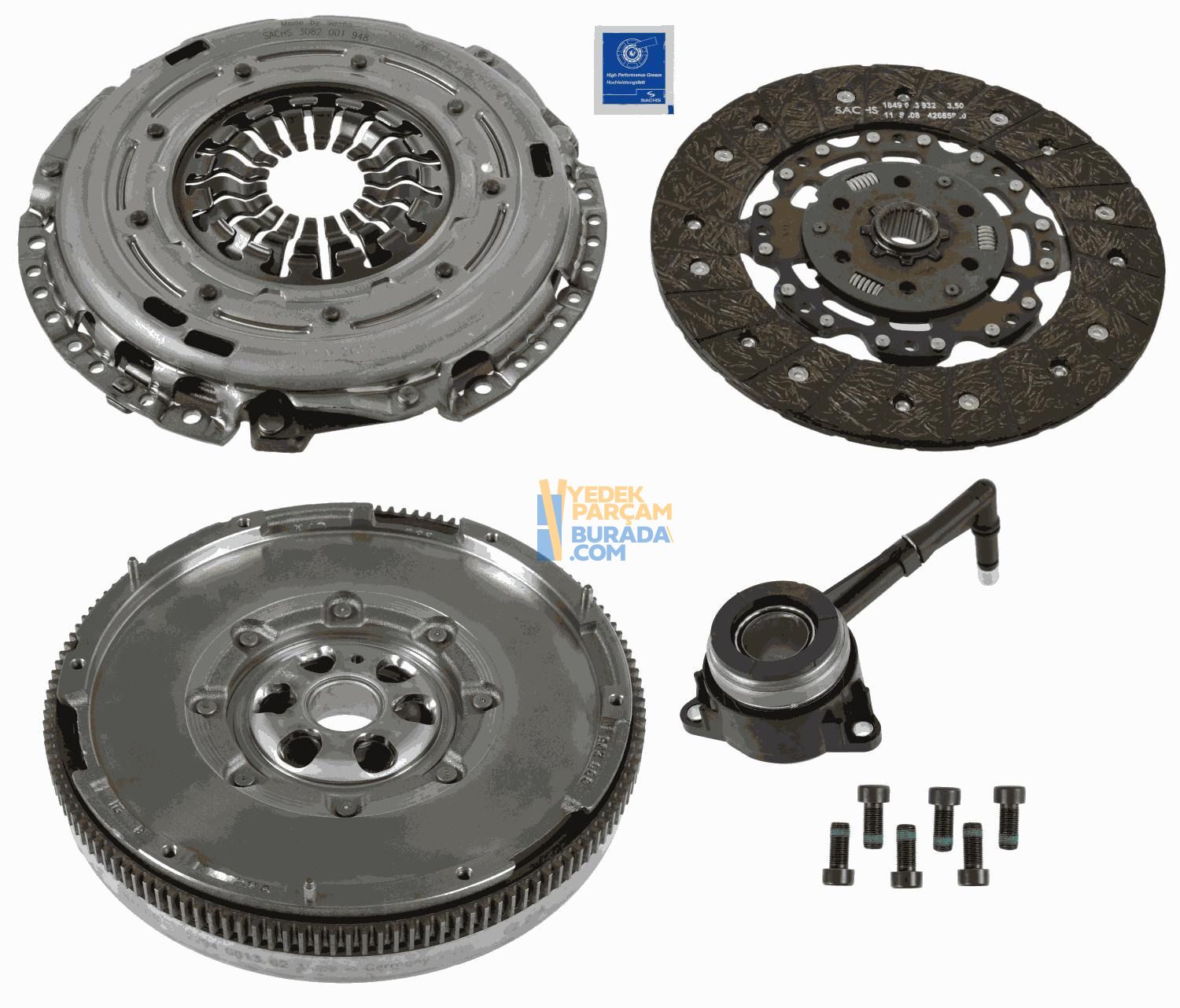SACHS 03L105266CC VOLANLI DEBRIYAJ SETI VW GOLF5-GOLF6-A3-JETTA-PASSAT-TIGUAN