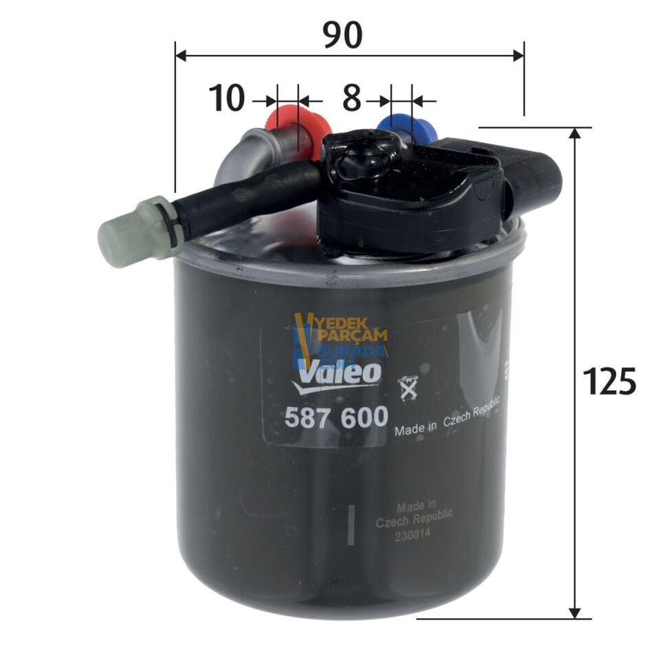 VALEO  YAKIT FILTRESI MERCEDES W 212-221-222-166-204
