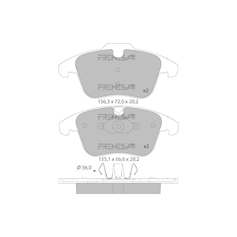 M.MARELLI ME6G9J 2K021 AB FREN BALATASI ÖN FORD MONDEO/LAND ROVER/S60