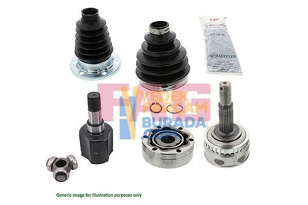 FAG 357498104 AKS KAFASI IÇ VW GOLF2-GOLF3-GOLF4-BORA-A3-TOLEDO