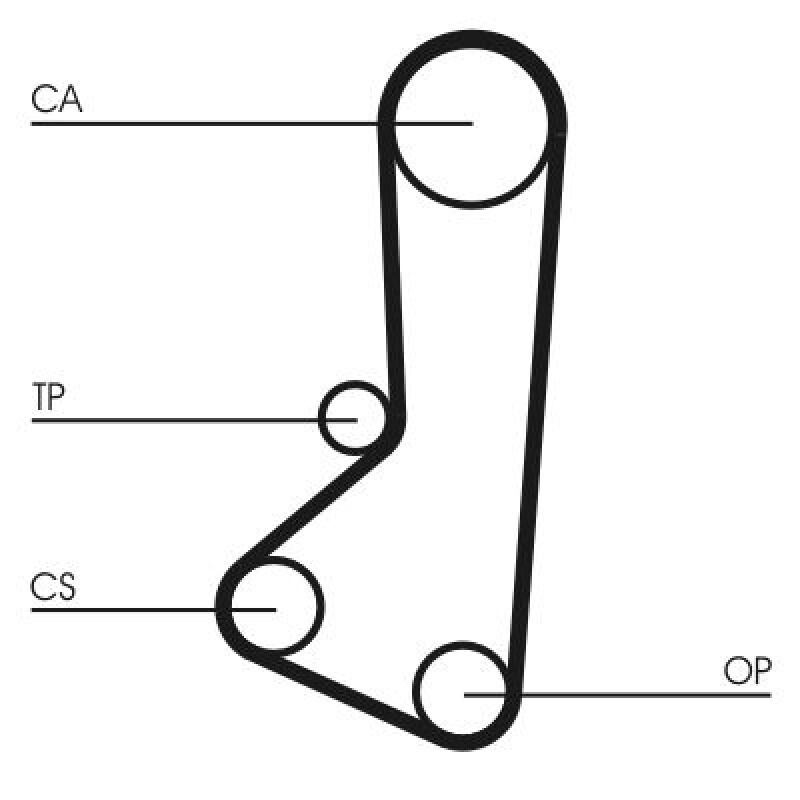 DAYCO 2431232840 TRIGER KAYISI KORE SONATA/GALANT/LANCER/L300