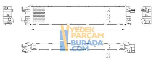 NRF 4G0145804A TURBO RADYATÖRÜ VW A4-A5-A6