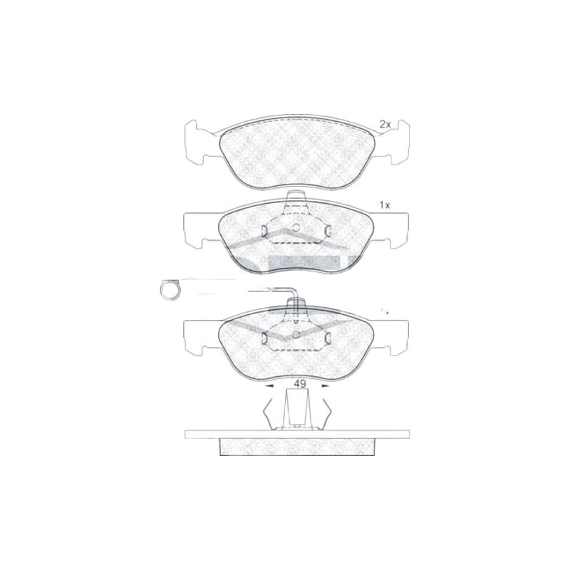 FEBI JX61 6P093 EC SANZUMAN BRAKETI ARKA FORD FOCUS