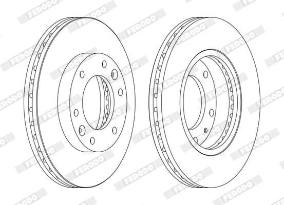 FERODO 517124D000 FREN DISKI ÖN KORE CARNIVAL