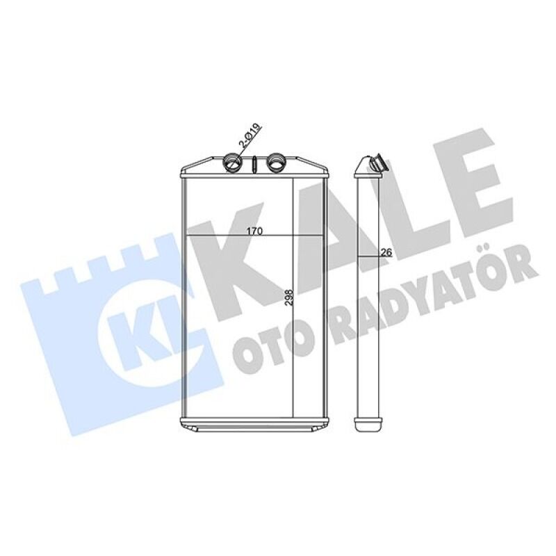 KALE 42569370 KALORIFER RADYATÖRÜ FIAT DAILY VI