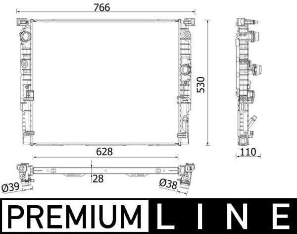BEHR 17118743664 SU RADYATÖRÜ BMW G30-G31-G38-7G11-G12