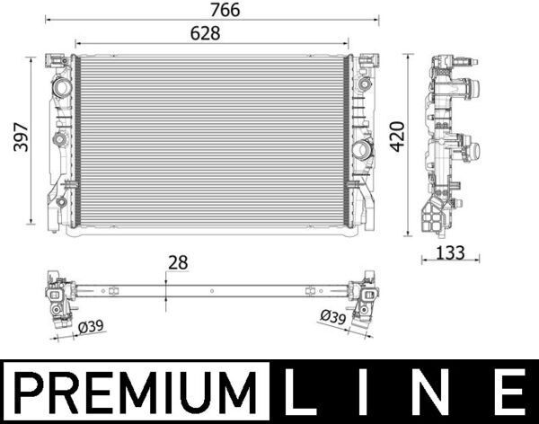 BEHR 17118474824 SU RADYATÖRÜ BMW G30-G31-G38-7G11-G12-8G15