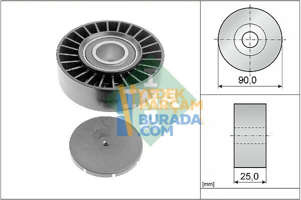 INA 074145278E V KAYIS GERGI RULMANI VW T4-LT
