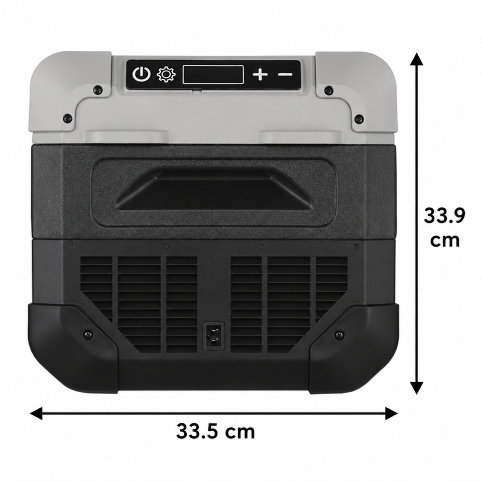 OpBa Ice 30 Litre Tek Kapak Araç İçi Buzdolabı 12V 24V Kompresörlü Oto Buzdolabı -20°C