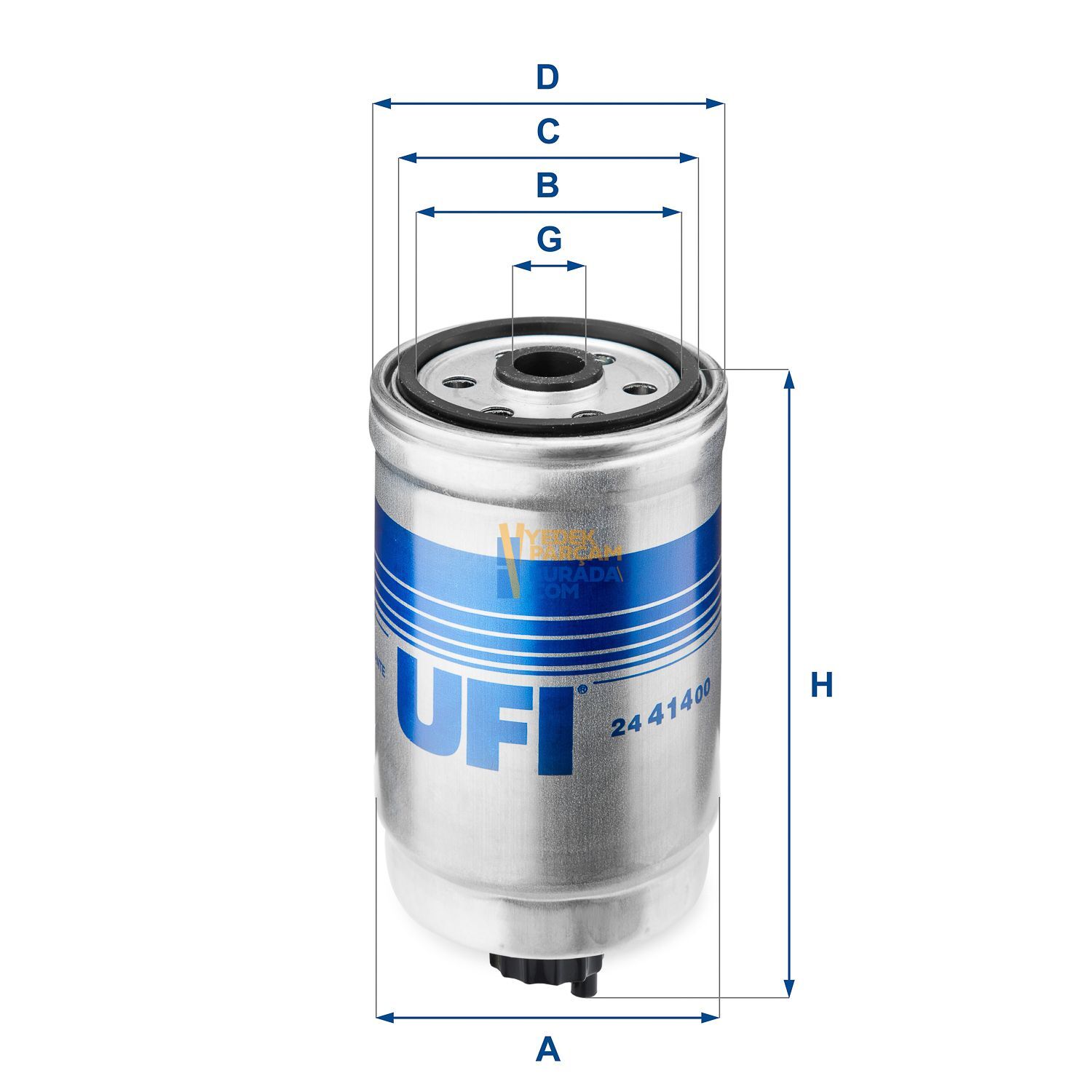 UFI 8D0127435 YAKIT FILTRESI VW PASSAT-A4