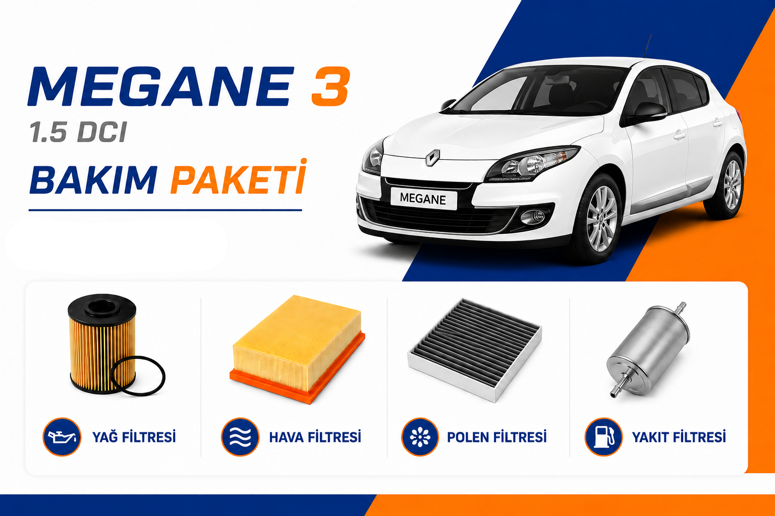 Renault Megane 3 1.5 dCi Bakım Paketi (2008-2016)
