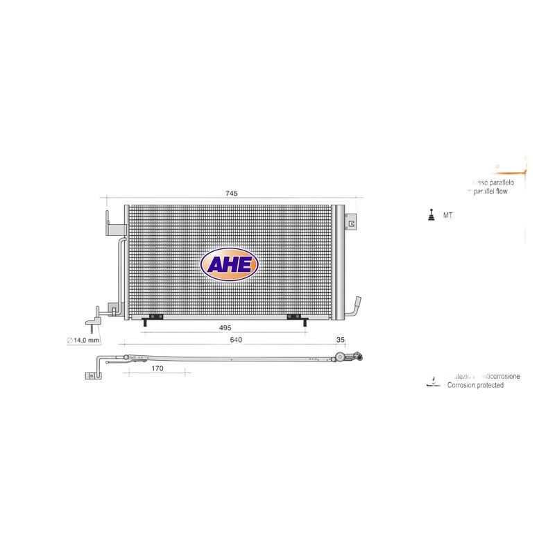 NRF 7G91 8005 BD SU RADYATÖRÜ FORD MONDEO/S60/S80/V40/V60/V70