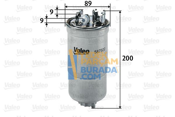 VALEO 1J0127401A YAKIT FILTRESI VW GOLF4-BORA-LT-A3-TOLEDO-PASSAT