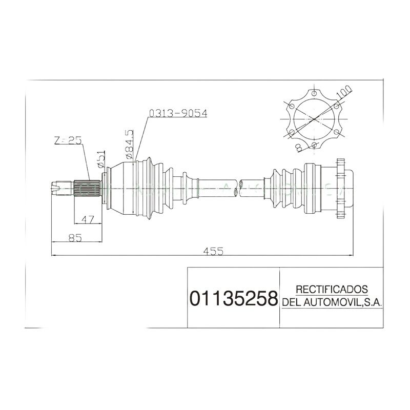 BSG 46801690 AKS KOMPLE ÖN SOL FIAT ALBEA PALIO