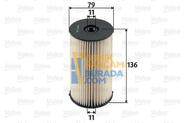 VALEO 3C0127434 YAKIT FILTRESI VW CADDY-PASSAT-A3