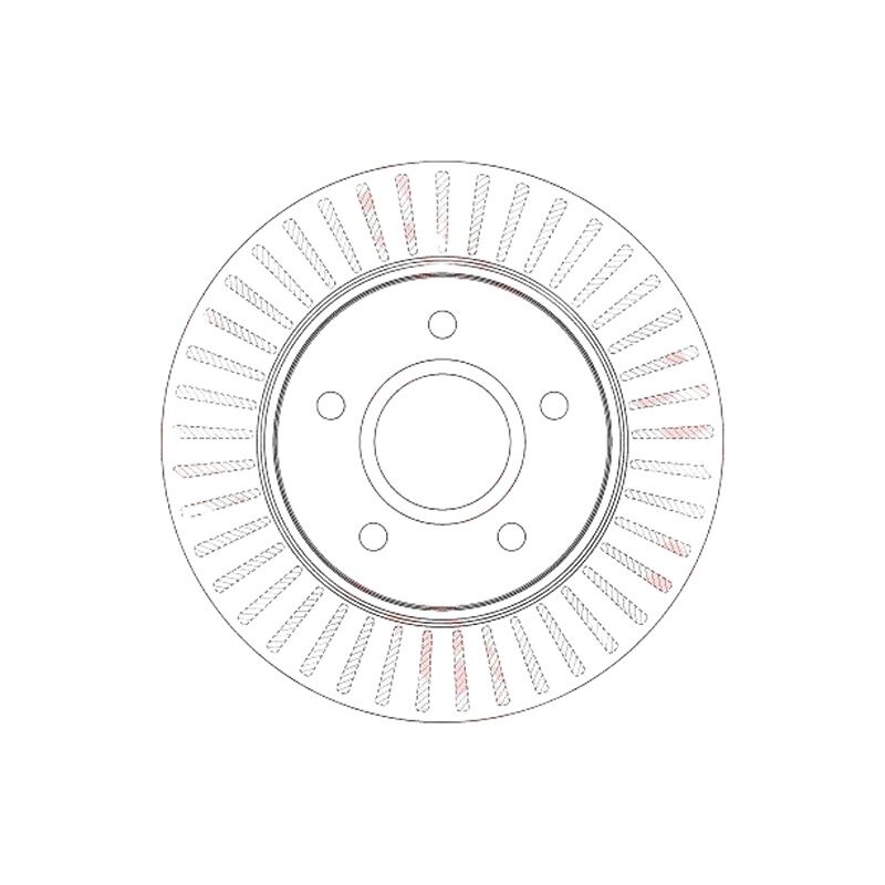 TRW K04779783AB FREN DISKI ÖN FIAT FIAT FREEMONT-CHRYSLER GRAND VOYAGER