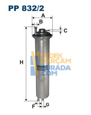 FILTRON 13321709535 YAKIT FILTRESI BMW E38-38-X5 E53
