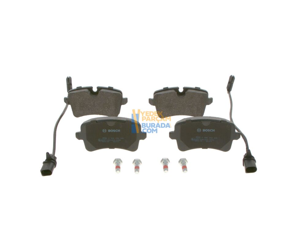 BOSCH 4H0698451D FREN BALATASI ARKA VW A4-A5-A6-A8-Q5