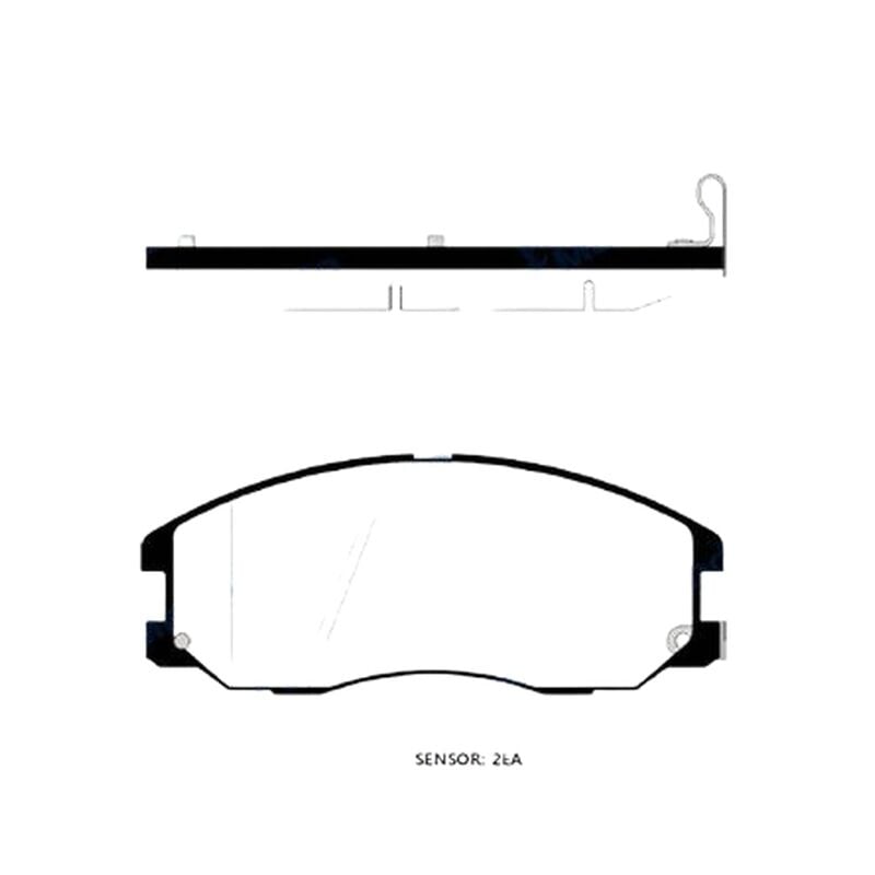 MANDO 96626070 FREN BALATASI ÖN OPEL CAPTIVA ANTARA