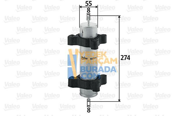 VALEO 13327794549 YAKIT FILTRESI BMW E46