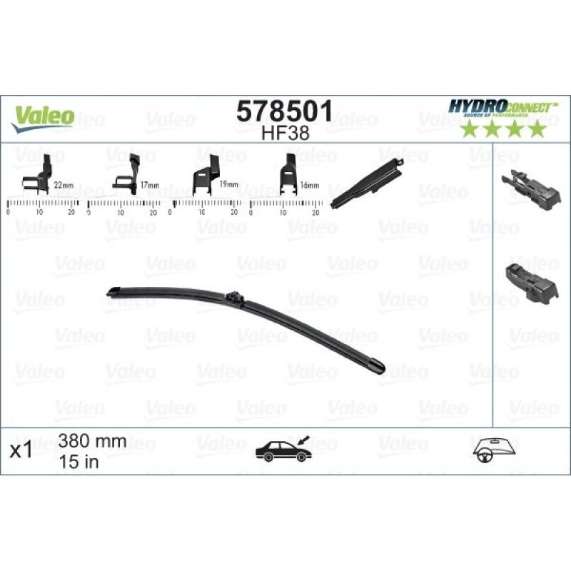 VALEO 3276425785014 SILECEK SÜPÜRGESI ÖN UNI UNIVERSAL